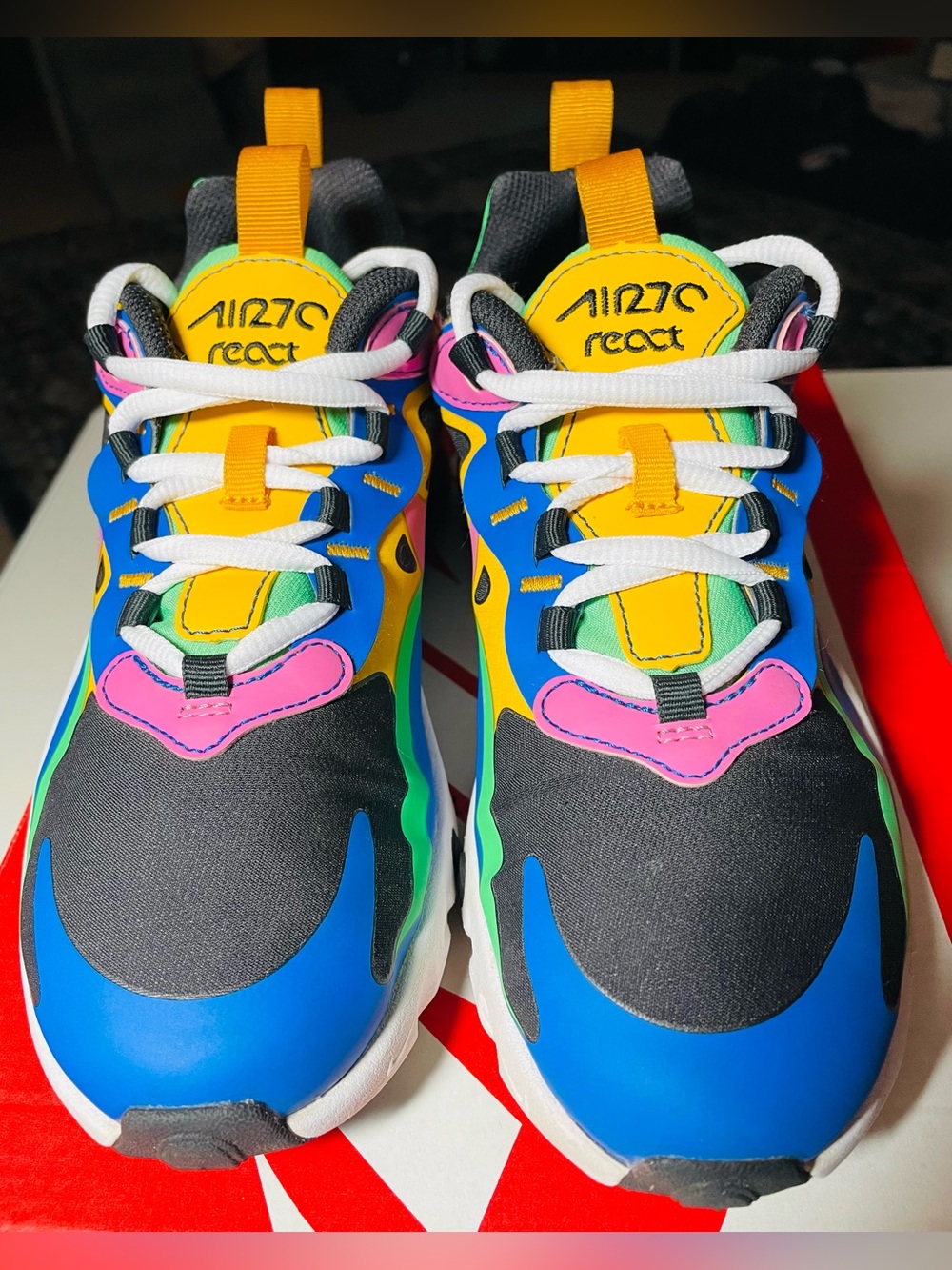 Nike Air Max 270 React Magic Flamingo (GS) 4Y-5.5W